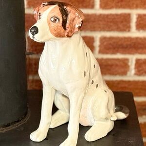 vtg Ceramic Jack Russell dog